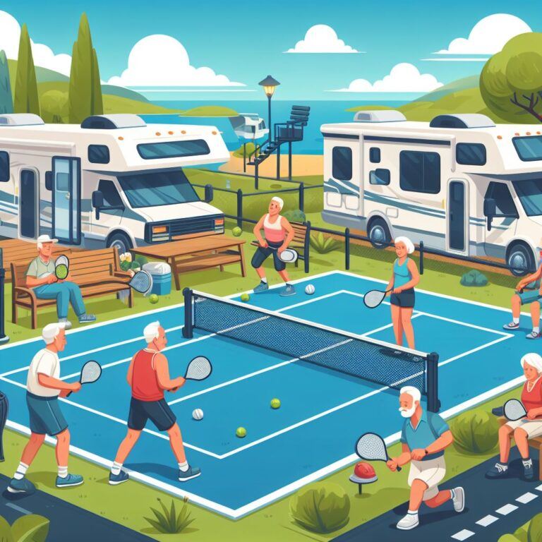 Pickleball Health Benefits Risks-RV Community